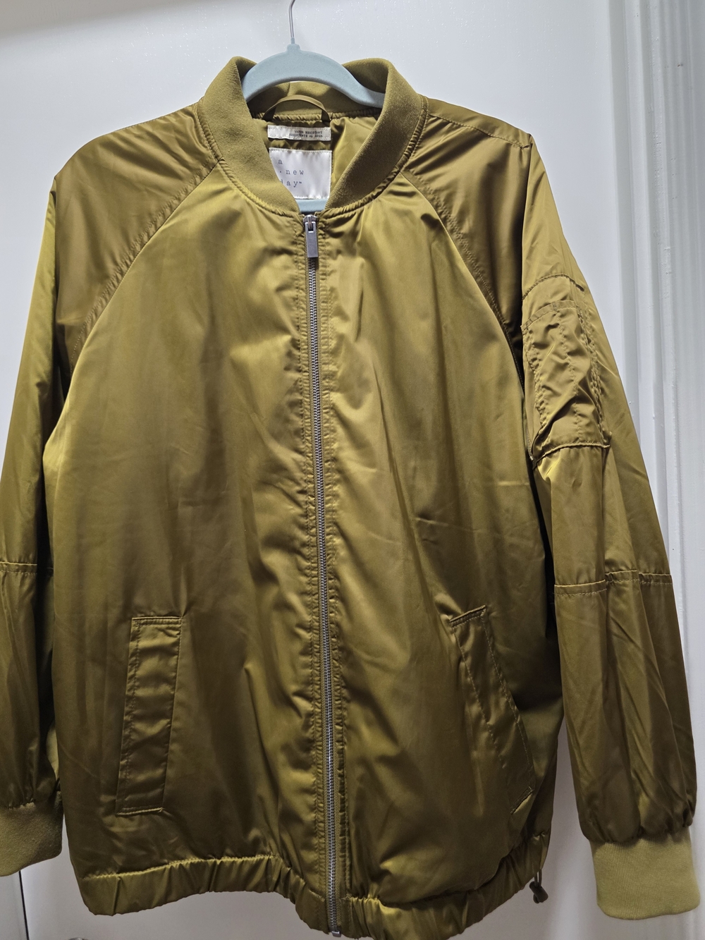 Women's A New Day Nylon Bomber Jacket